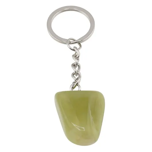 Breloc Jadeit piatra rulata 25mm