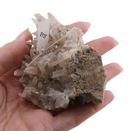 Floare de mina, cristal unicat, E117, imagine 2