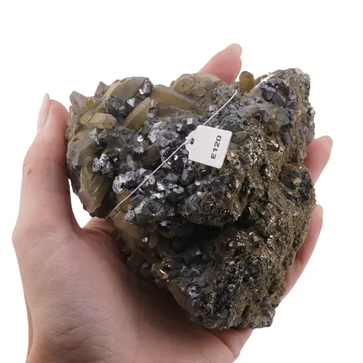 Floare de mina, cristal unicat, E120, imagine 2