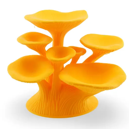 Suport pentru cristale din PLA premium, ciuperca - galben, imagine 2