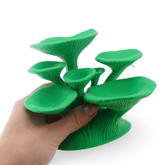 Suport pentru cristale din PLA premium, ciuperca - verde, imagine 5
