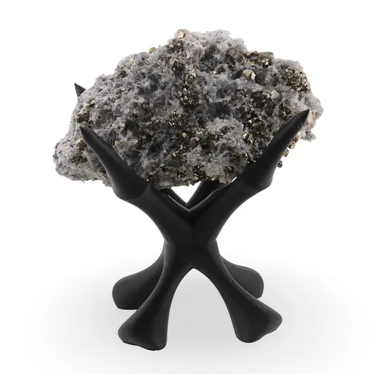 Suport pentru cristale din PLA premium, cu patru brate - negru