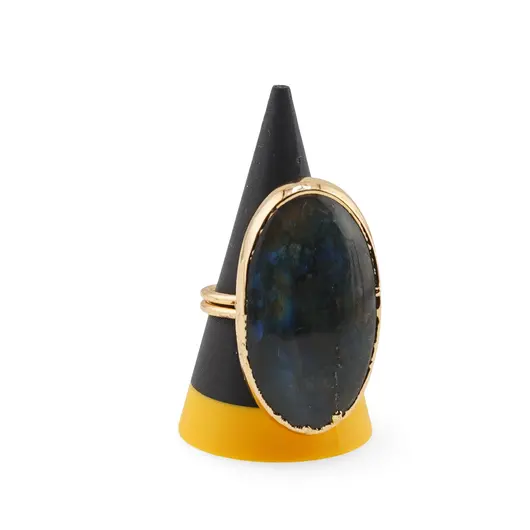 Suport pentru inele din PLA premium, set 3 bucati - negru, galben, imagine 5