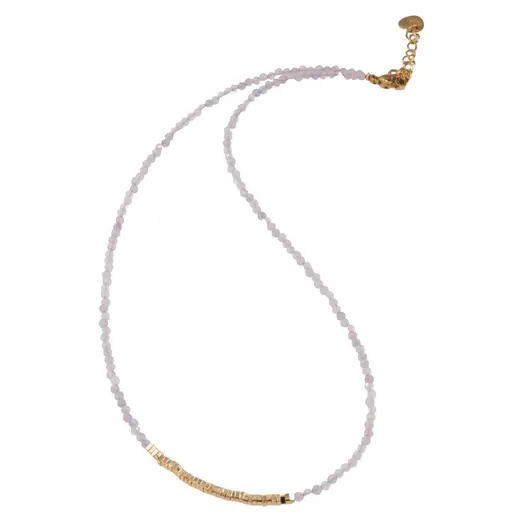 Colier Ametist lavanda sfere fatetate 2mm si Hematit auriu patratele 2mm