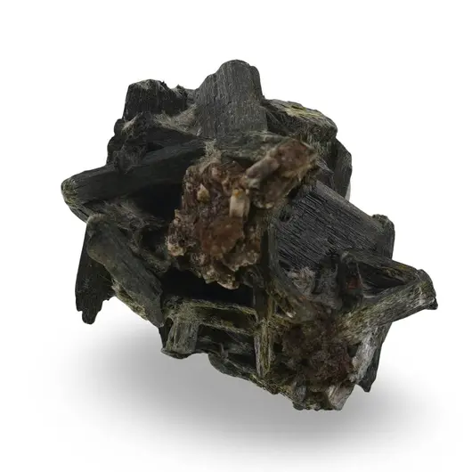 Epidot A+ in matrita, cristal unicat E11