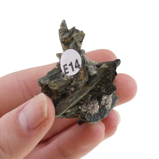 Epidot A+ in matrita, cristal unicat E14, imagine 3