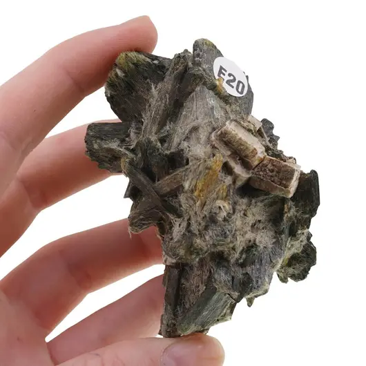 Epidot A+ in matrita, cristal unicat E20, imagine 2