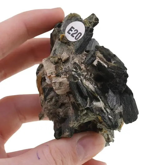 Epidot A+ in matrita, cristal unicat E20, imagine 3