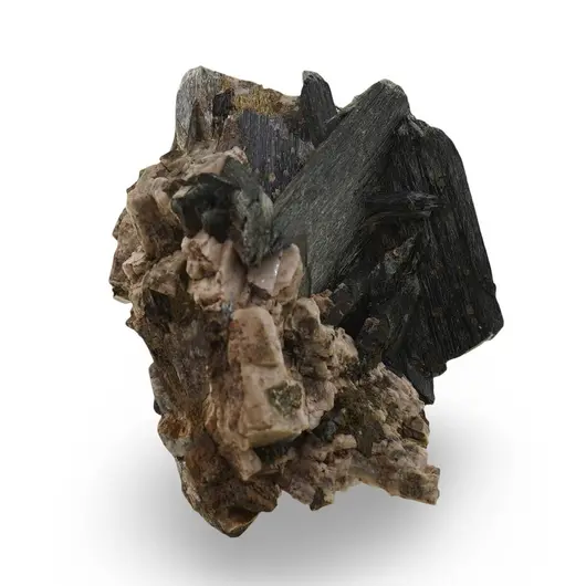 Epidot A+ in matrita, cristal unicat E6