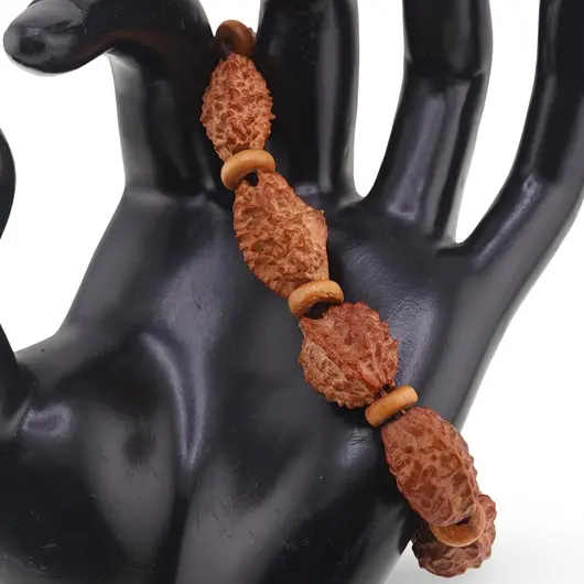 Bratara cu seminte de Rudraksha 17-20mm, imagine 2
