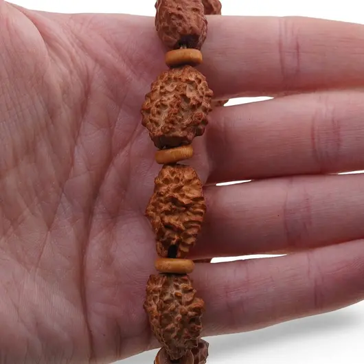 Bratara cu seminte de Rudraksha 17-20mm, imagine 3