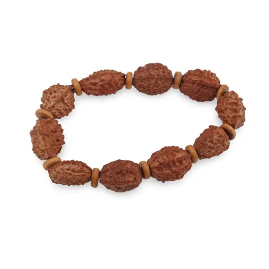 Bratara cu seminte de Rudraksha 17-20mm