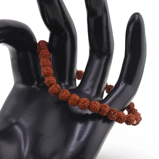 Bratara cu seminte de Rudraksha 6mm, imagine 2