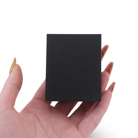 Cutie pentru cadou / depozitare - 6,5cm, neagra, imagine 3