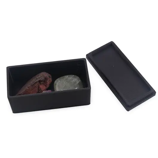 Cutie pentru cadou / depozitare dreptunghiulara - 7,5cm, neagra, imagine 2