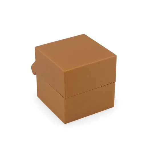 Cutie pentru cadou / depozitare tip cufar, 5cm - galben inchis