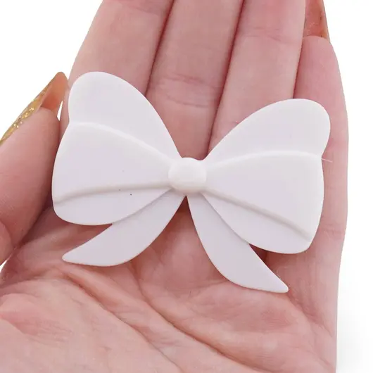 Decoratiune fundita pentru ornamentat - alb, imagine 3