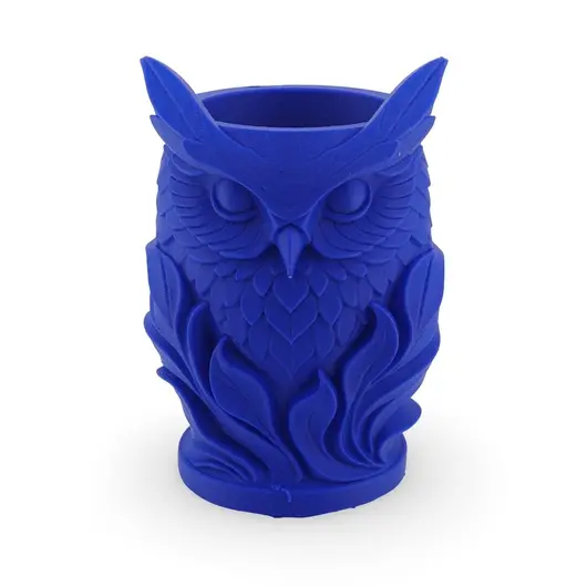 Decoratiune / Suport model bufnita - albastru
