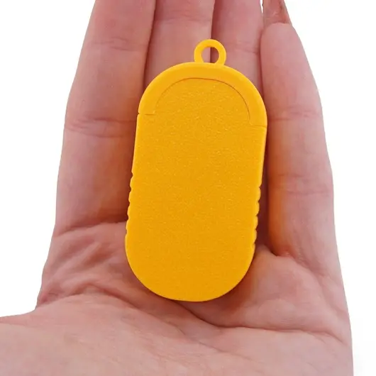 Decoratiune / Suport pentru cristale cu anou, galben - 6cm, imagine 3