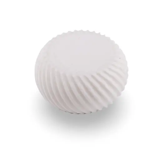 Decoratiune / Suport pentru cristale model spirala, alb - 4,5cm