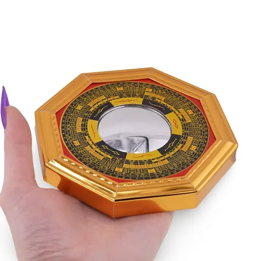 Oglinda feng shui convexa, 12cm, imagine 3