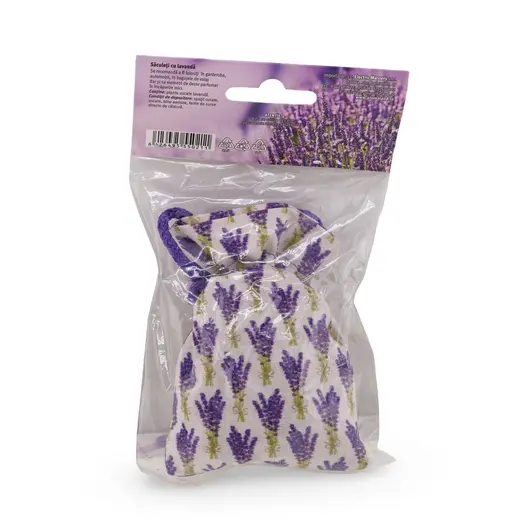 Saculet parfumat lavanda uscata pentru auto / dulap, imagine 2