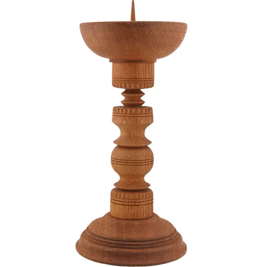 Sfesnic vintage din lemn sculptat, model scandinav - 24cm