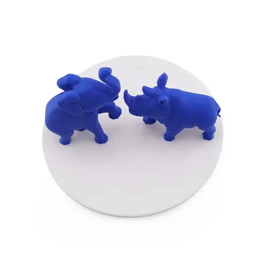 Statueta feng shui Rinocer si Elefant pentru protectie anti-furt si anti-conflicte, 10cm, imagine 2