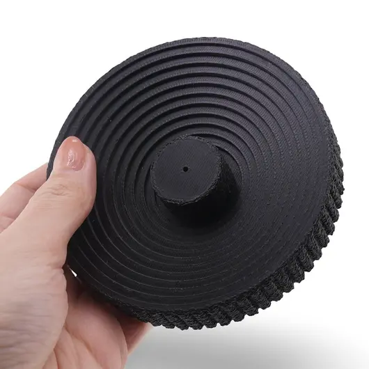 Suport aromaterapie pentru ardere betisoare parfumate model spirala - negru, imagine 3