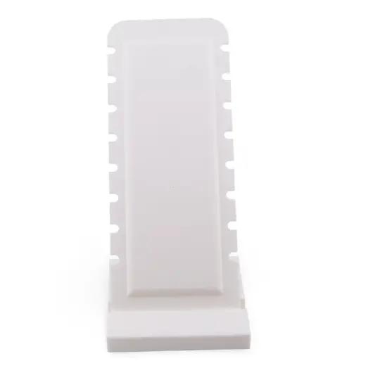 Suport pentru bijuterii cu opt spatii pentru bratara / colier - alb