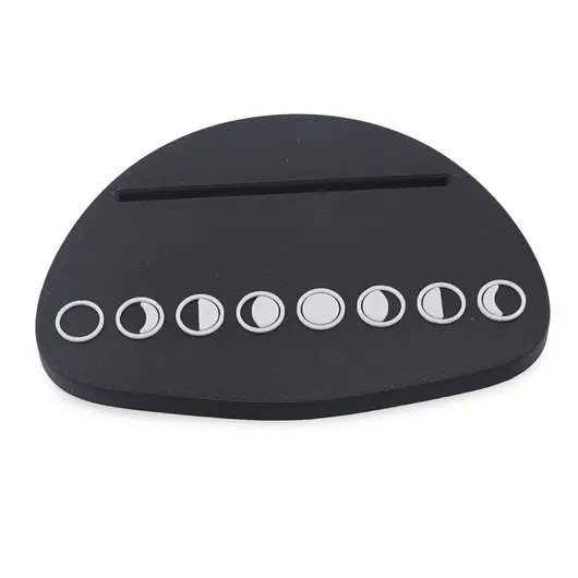 Suport pentru citirea cartilor de tarot cu simbolurile fazelelor lunare - negru