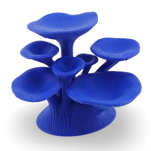 Suport pentru cristale model ciuperca - albastru