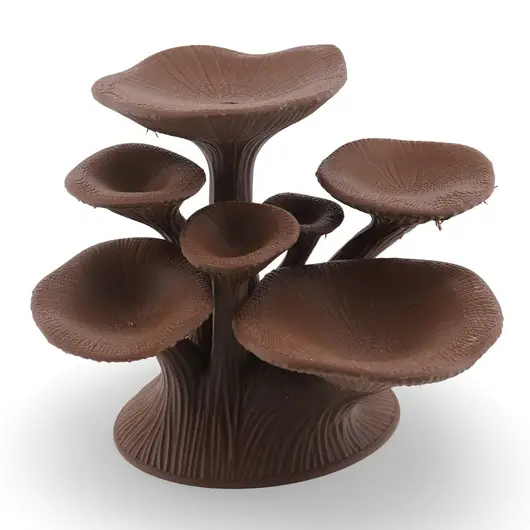 Suport pentru cristale model ciuperca - maro