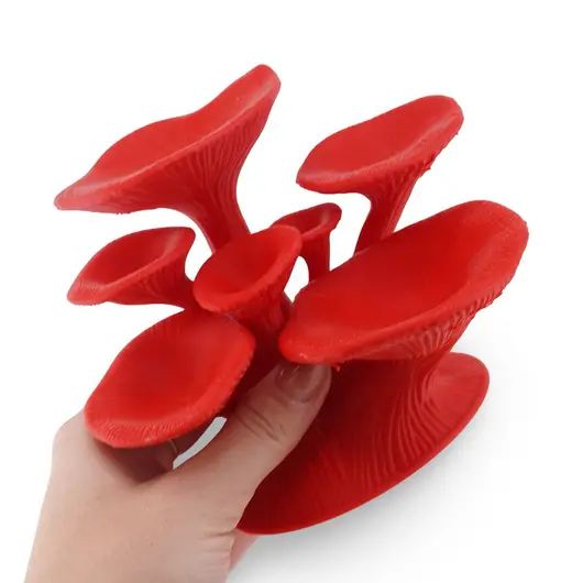 Suport pentru cristale model ciuperca - rosu, imagine 4