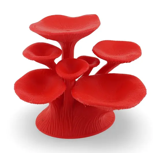 Suport pentru cristale model ciuperca - rosu