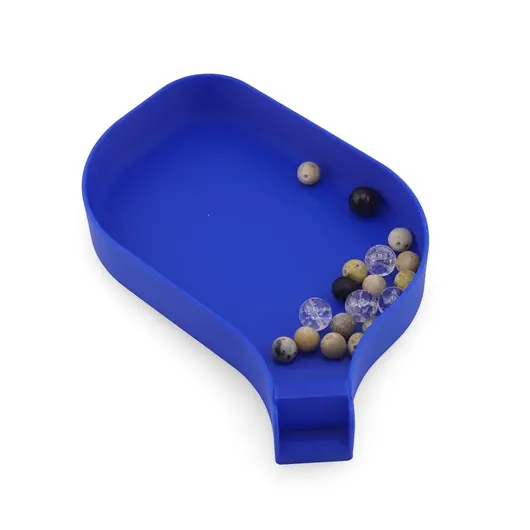 Tavita pentru sortarea margelelor, albastra - 15,5cm, imagine 2