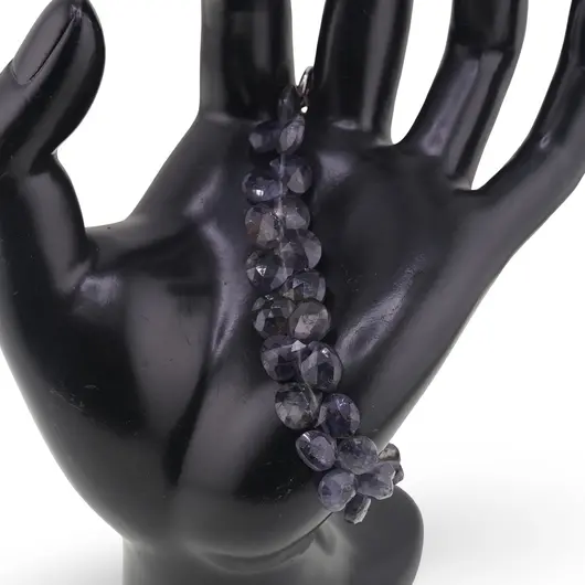 Bratara Iolith briolete fatetate 6-7mm si argint 925, imagine 2