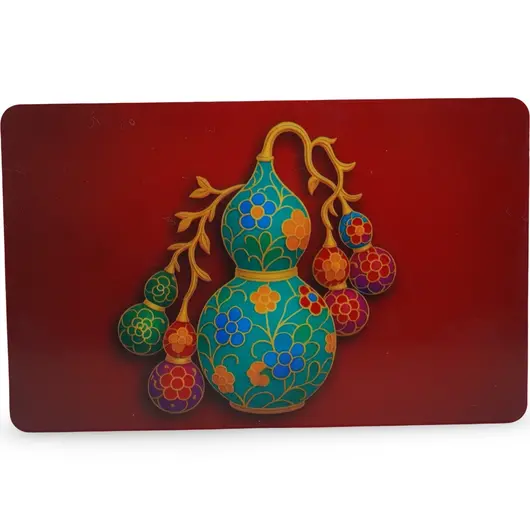 Card feng shui din plastic WU LOU AMULET, Amuleta sanatatii si longevitatii