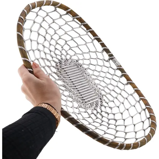 Cos vintage din sarma, model impletit - 45cm, imagine 3