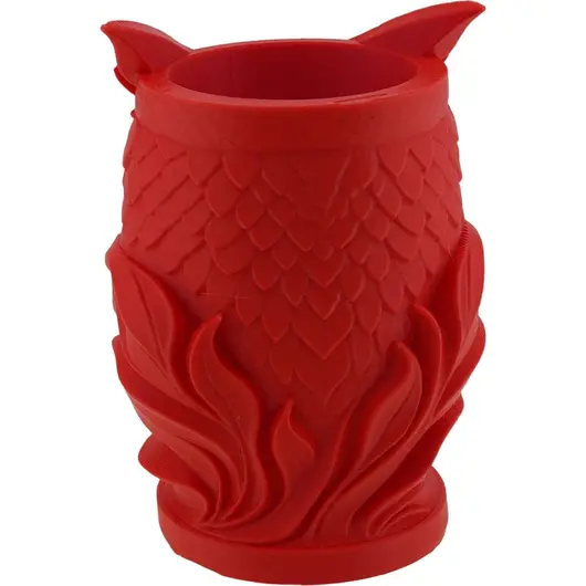 Decoratiune / Suport model bufnita - rosu, imagine 2