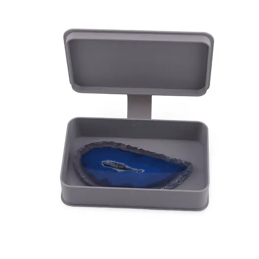 Decoratiune / Suport pentru cristale model carnetel, gri - 9cm, imagine 2