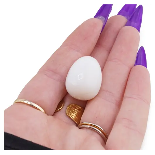 Ou Onix alb 20mm, imagine 3