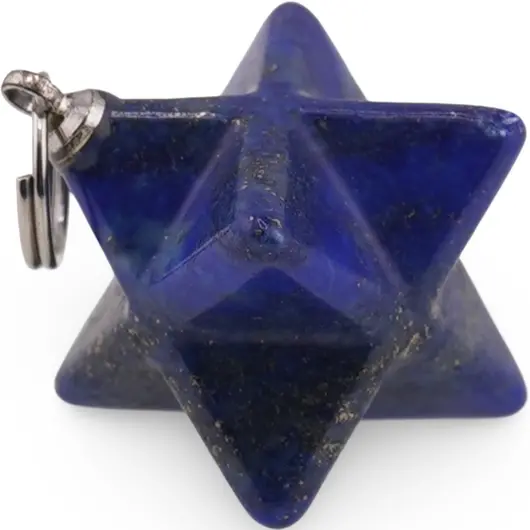 Pandantiv merkaba din Lapis lazuli