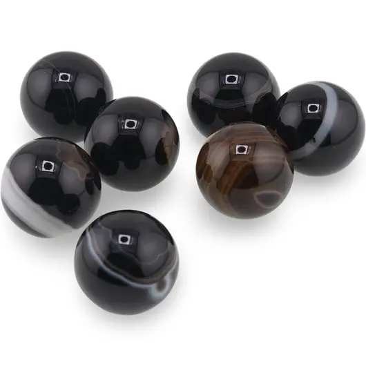 Sfera Agat negru 20mm, imagine 2