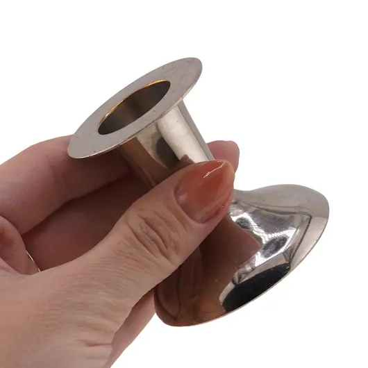 Sfesnic vintage din metal cu aspect lucios - 5,5cm, imagine 3