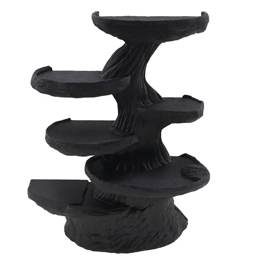 Suport pentru cristale model trunchi de copac - negru