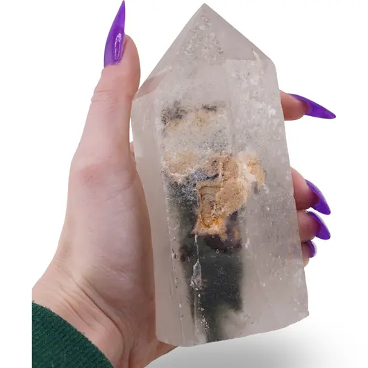 Turn / Obelisc Cristal de stanca unicat A8, imagine 2