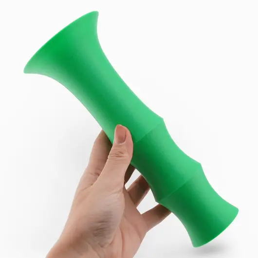 Vaza decorativa model bambus, 21cm, imagine 3