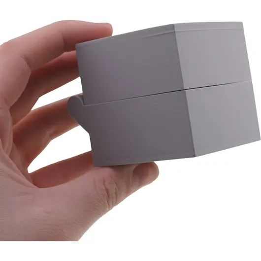 Cutie pentru cadou / depozitare tip cufar, 5cm - gri, imagine 3