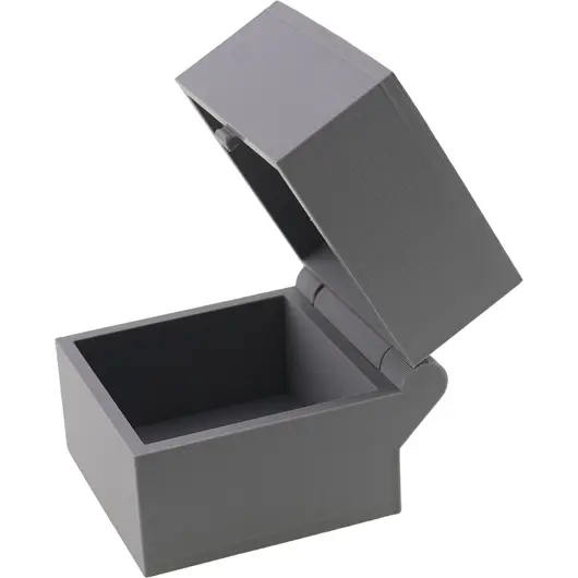 Cutie pentru cadou / depozitare tip cufar, 5cm - gri